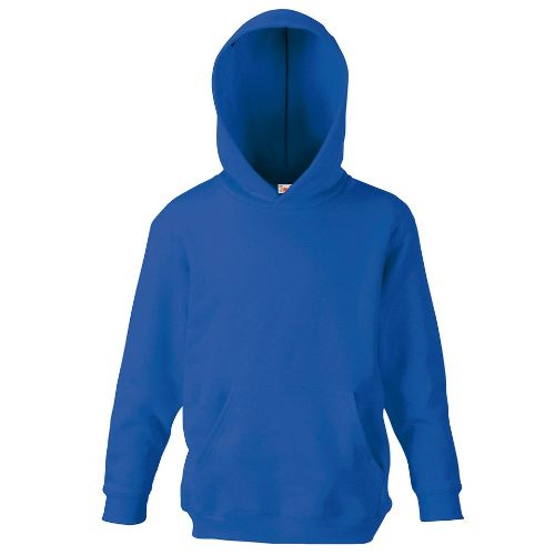 Fruit Of The Loom Kids Classic Hooded Sweatshirt Royal Blue